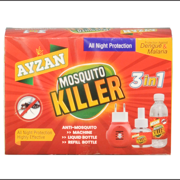 Ayzan Mosquito Machine+Repellent Refill 45ml+Jambo Refill